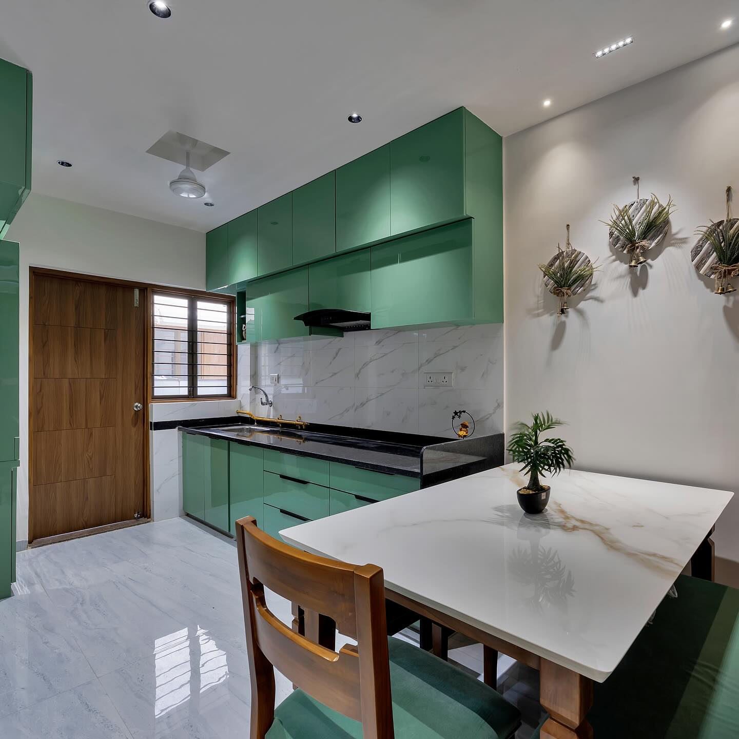 Kitchen with adjoining dining